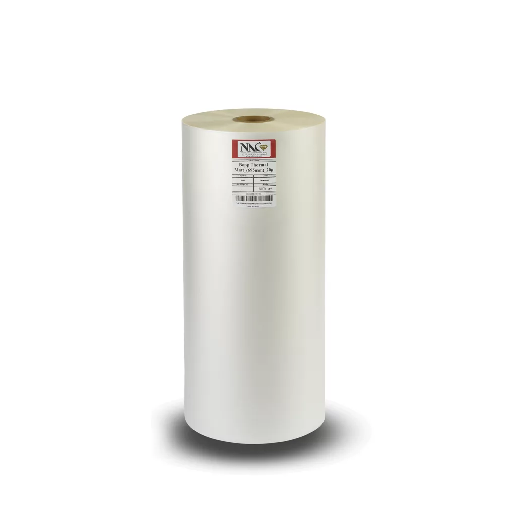 سلفون حرارتی مات BOPP برند NAC ضخامت 20 میکرون