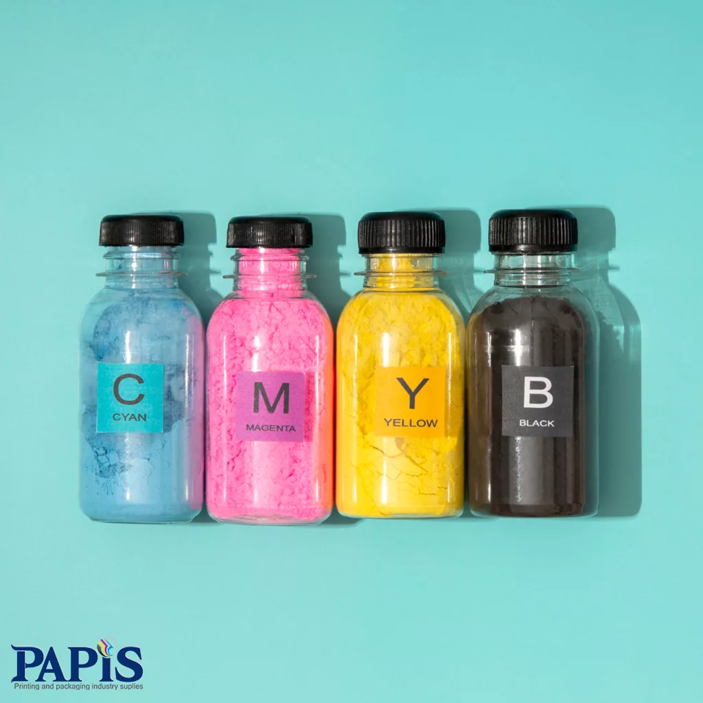 کارتریج های رنگی جوهر افشان CMYK برای چاپ