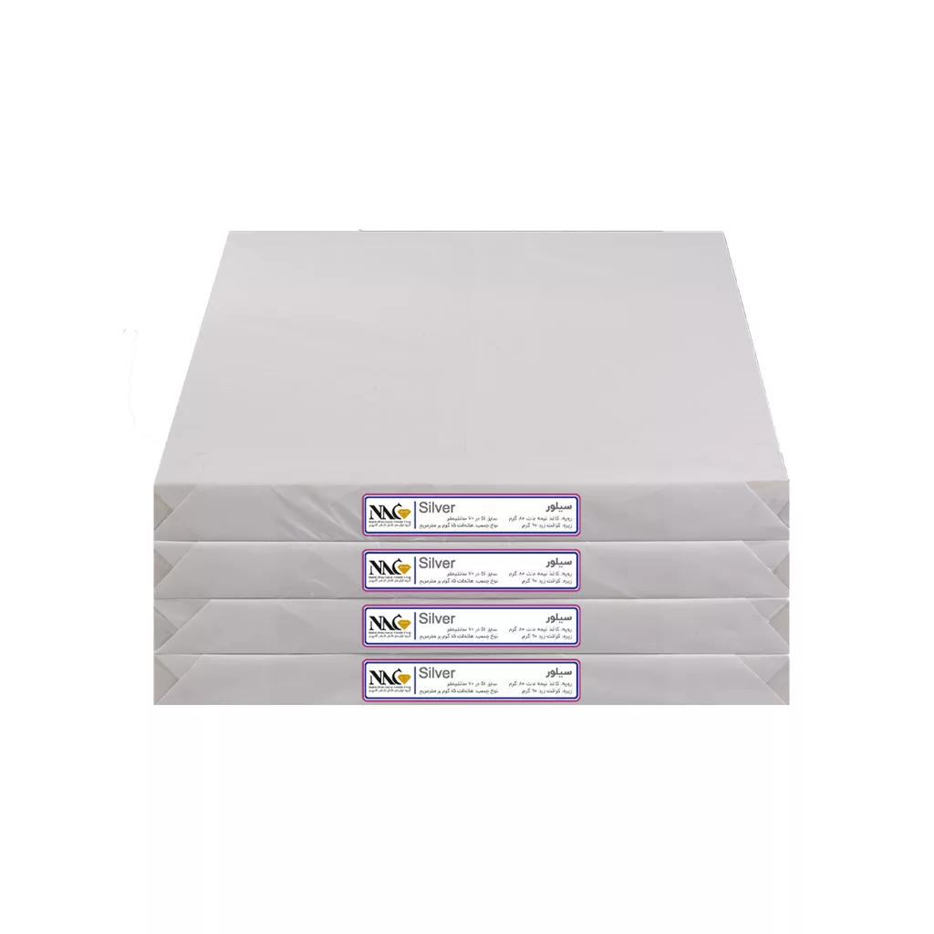 کاغذ پشت چسب دار شیت سیلور Silver