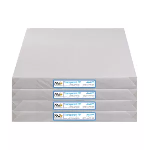 کاغذ پشت چسبدار شیت شفاف Transparent PP