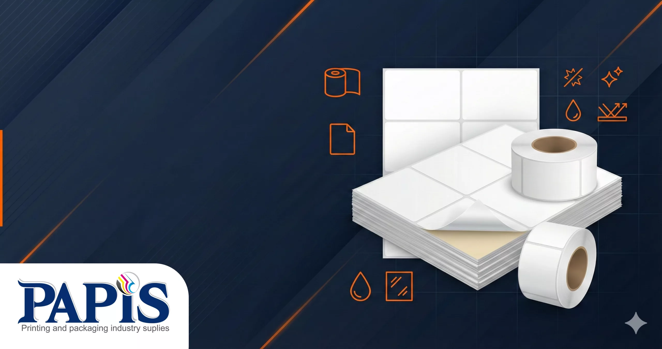 راهنمای خرید کاغذ پشت‌چسب‌دار: شیت یا رول؟ مات یا براق؟